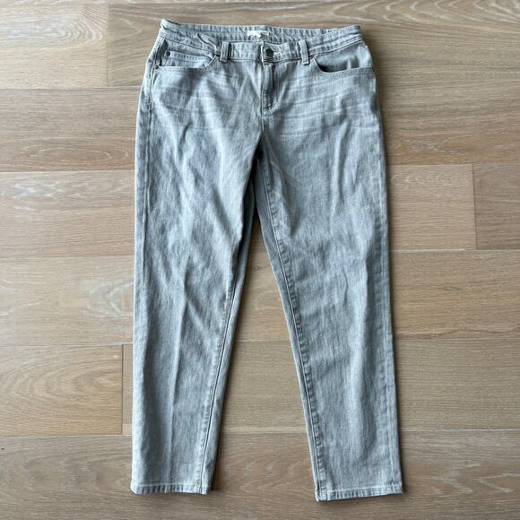 Eileen Fisher Gray Jeans - Picture 1 of 4